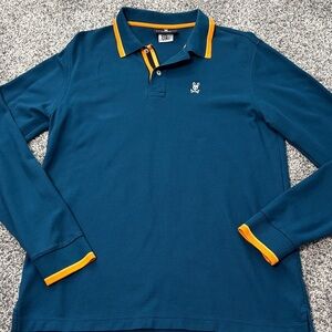 NWOT Men’s Psycho Bunny Long Sleeve Polo Size 6 L/XL